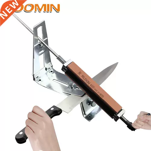 HOOMIN Home Kitchen Knife Sharpener Table Leather