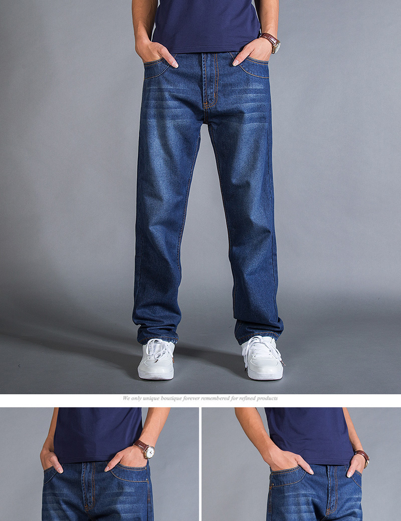 Jeans pour grands chantiers droite en vrac en coton pour automne - Ref 1464379 Image 13