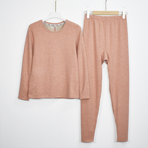 Special Cabinet Gold Three-Pin Womens Underwear Suit Winter Warm Long Sleeves Thickened Develed Double Cashmere Dynamic Clothes Autumn Clothes