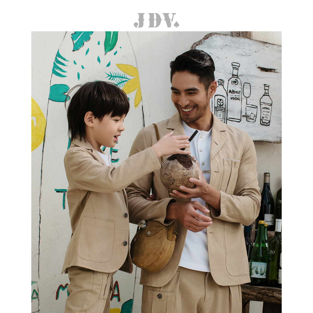 JDV Childrens Wear 2020 mùa xuân Mall với trai Slim Suit SMJ0T91KHA.