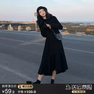 Spring women's Nordic style thin dress elegant foreign school 2021 tide summer clothes New French fashion temperament