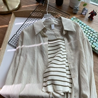 Хаки рубашка, эффект подтяжки