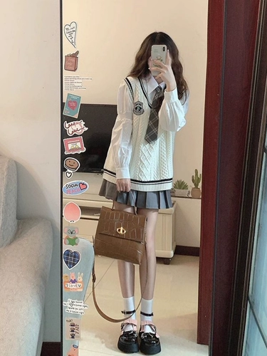 Жилет, трикотажная весенняя рубашка, весенний японский свитер, 2025 года