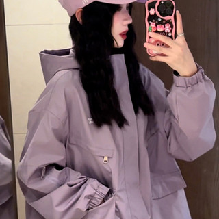 American Retro Outdoor Sun-Protective Jacket for Women, Autumn and Winter 2026 New Style Workwear Sports Jacket