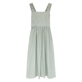 Летнее платье, дизайнерская элегантная длинная юбка без рукавов, квадратный вырез