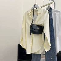 Абрикосовая весенняя рубашка, осенняя, французский стиль