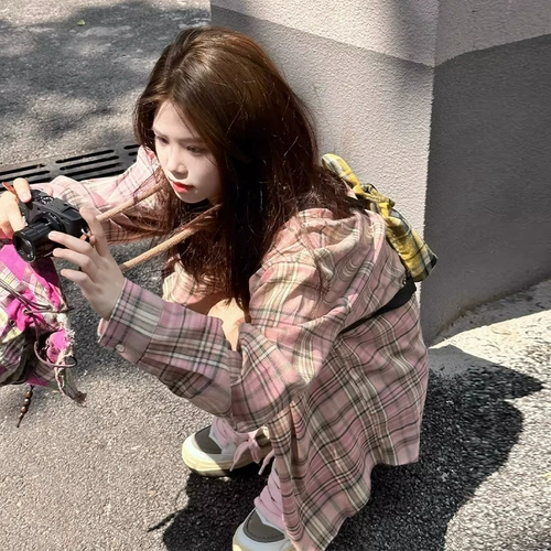 Сексуальная японская рубашка, весенняя розовая осенняя куртка, подходит для подростков, защита от солнца