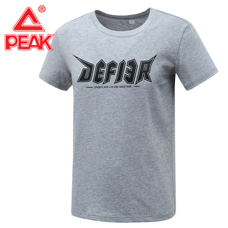 Peak short-sleeved T-shirt men's round neck 2022 summer men's trend cotton breathable quick-drying loose sports clothes for men
