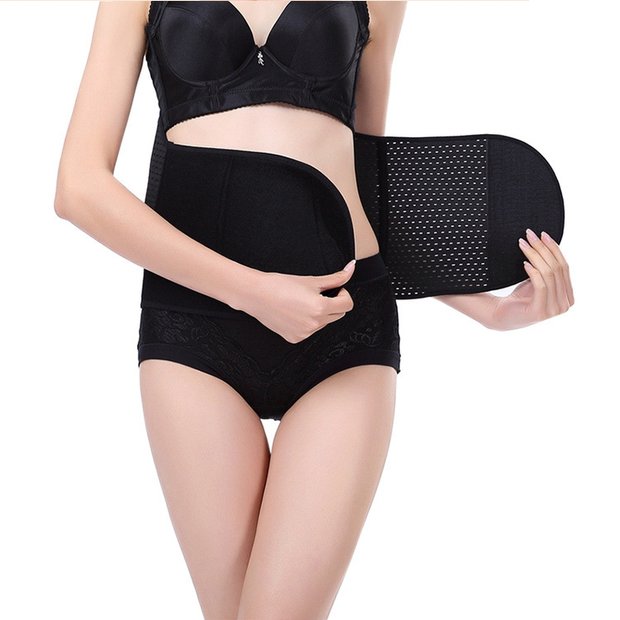 Bụng sau sinh với phần mỏng thoáng khí lưới ma thuật dán đồ lót của phụ nữ để giảm bụng bụng mỏng bụng mùa thu đông nội y cao cấp