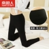 Quần Nam Cực 2018 phụ nữ mới mặc eo cao cộng với chân nhung dày bút chì chín điểm legging thu đông quần đũi nữ Quần tây thường