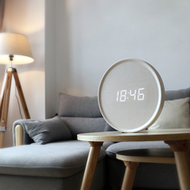 Long Calendar Electronic LED Watch Hanging Clock Living Hall House House Use Nordic Light and Luxury About Modern Hanging Clock