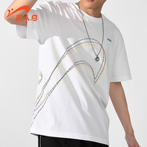 Noble bird mens sleeve with a knife T - shirt 2022 summer new leisure breathable sports tops short sleeves