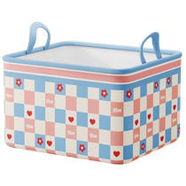 Clothes storage basket home wardrobe clothing pants layered artifact fabric partition finishing storage box storage box