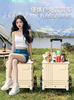 Camping Trolley, Outdoor Travel Picnic Flip-Top Trolley, Foldable New Car-Mounted Convenient Flip-Top Trolley