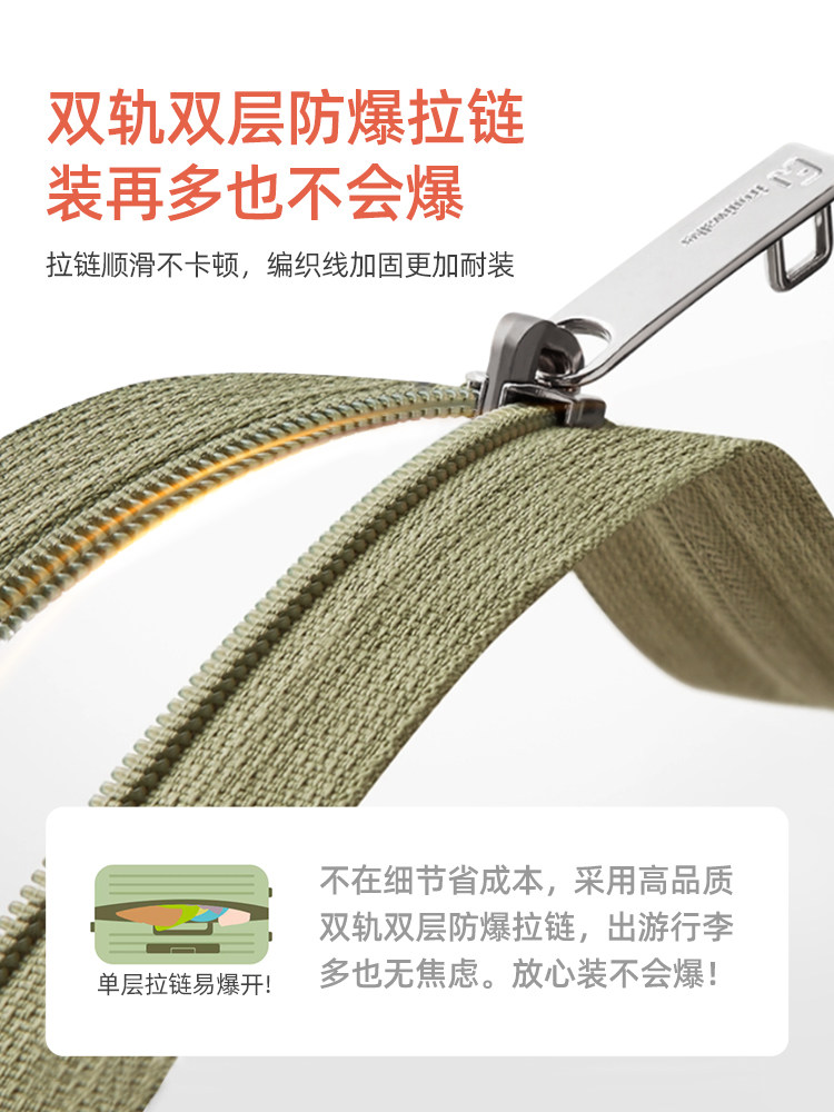 Ultra-Light Suitcase for Female Students, Large Capacity, New Model 24inch Zipper Password Travel Suitcase, 28inch Trolley Case for Men, Durable