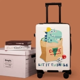 Мультяшный чемодан для мальчиков с сидением, 20 дюймов