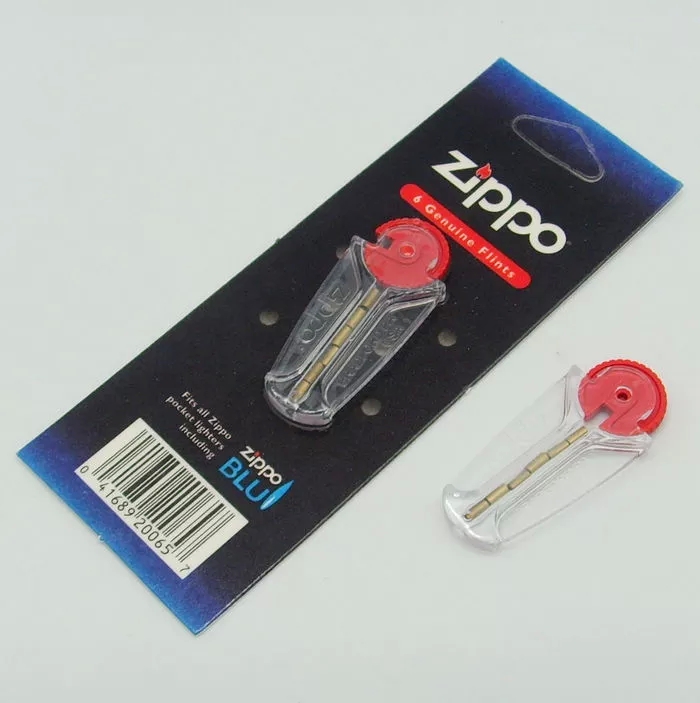 Bộ đếm chính hãng bật lửa zippo Chính hãng đá lửa chính hãng (một hộp) 6 miếng với cacbua canxi nửa năm - Bật lửa shop bật lửa