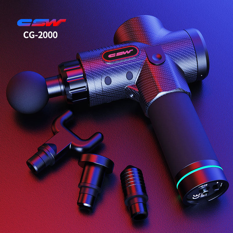 Creative thinking fascia gun electric massager deep muscle relaxer