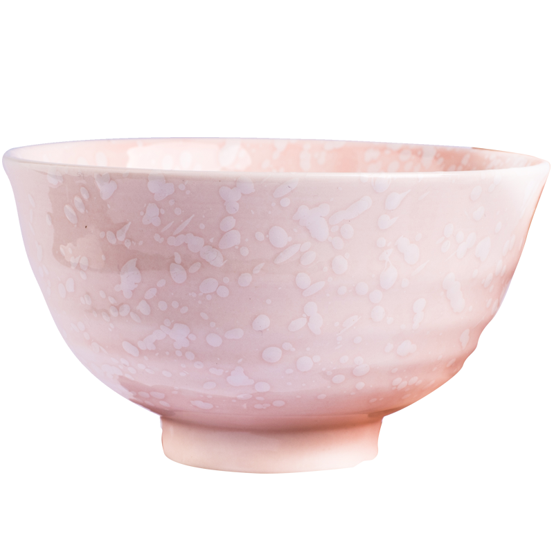 Ya cheng DE under the glaze color 】 【 household ceramics tableware suit Japanese microwave dishes millet rice bowl spoon