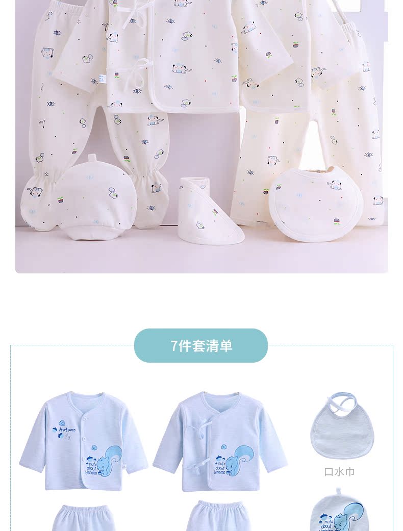 Quần áo sơ sinh cho bé sơ sinh mùa hè hộp quà tặng cotton 0-3 tháng bé sơ sinh dài tay áo mùa thu và mùa đông set đồ cho bé sơ sinh