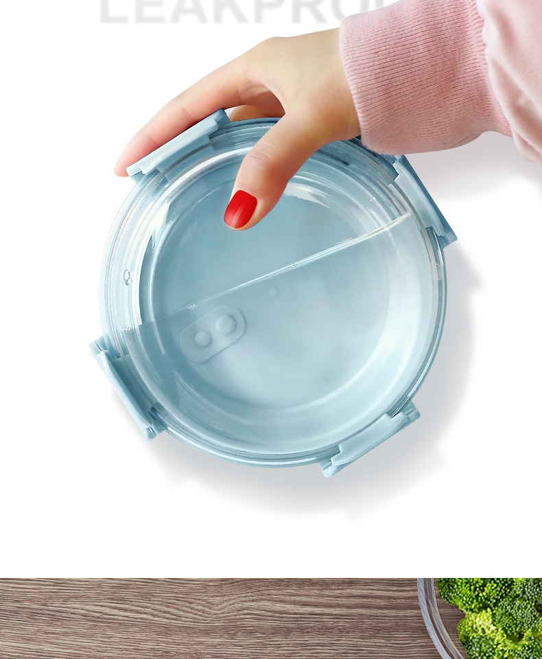 Net đỏ tách hộp ăn trưa lò vi sóng sưởi ấm bát đặc biệt nhân viên văn phòng trái cây tươi hộp ăn trưa có nắp - Hộp cơm điện sưởi ấm hộp bento giữ nhiệt