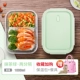 Net kính đỏ tách hộp ăn trưa hộp ăn trưa lò vi sóng sưởi ấm bát đặc biệt có nắp hộp ăn trưa sinh viên văn phòng phù hợp - Hộp cơm điện sưởi ấm