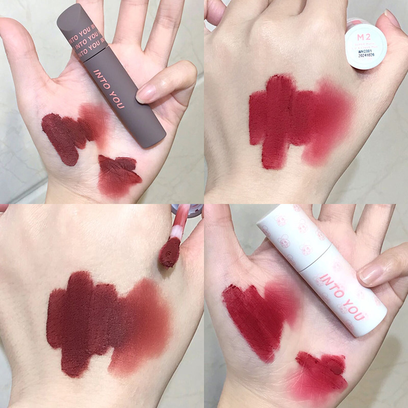 INTO YOU fingertips Moore lip glaze matt fog face lip lip color shows lasting parity