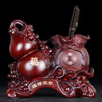 Gourd ornaments to move to the new home gift living room study pen holder TV cabinet porch key storage decorations