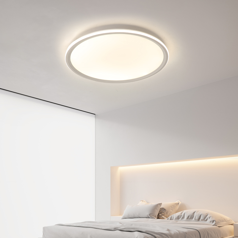 Bedroom lamp ceiling lamp modern minimalist Nordic living room lamps round dining room lighting warm romantic room lamp