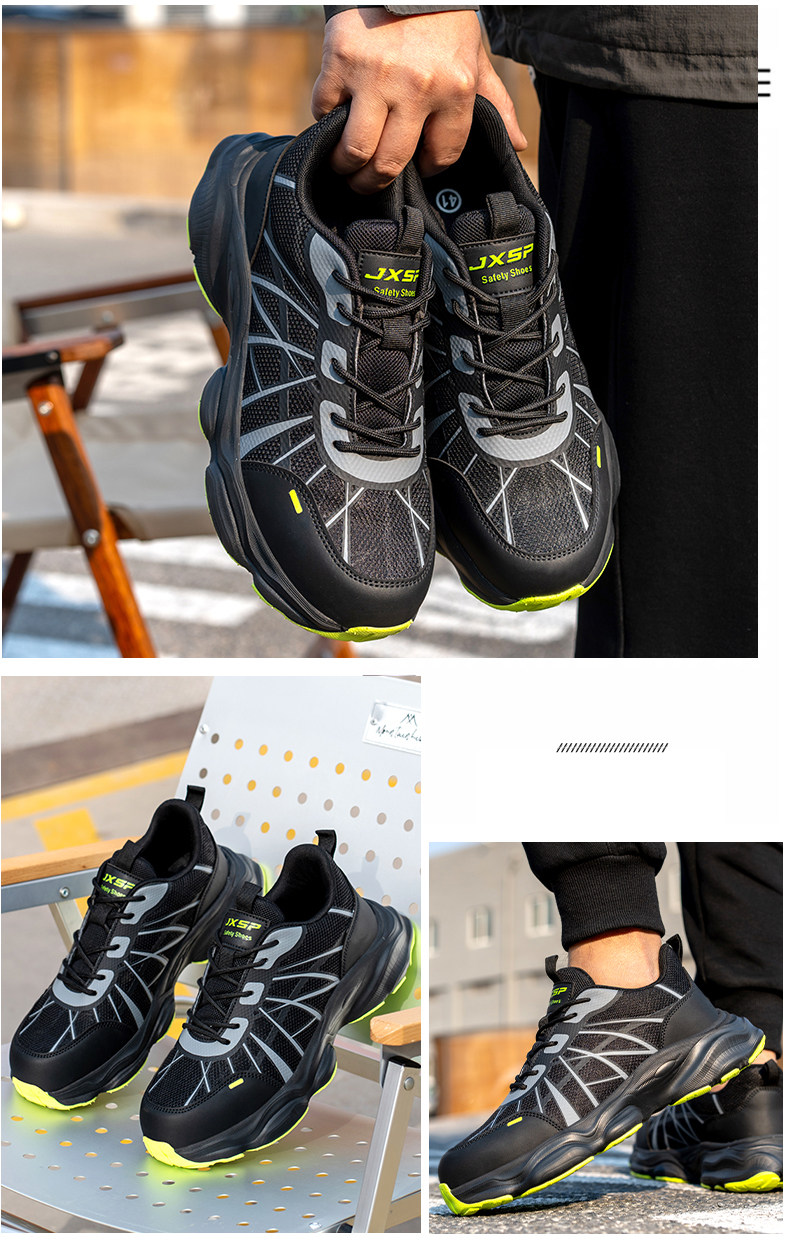 Защитная обувь 男士劳保鞋男款防砸防刺穿夏季轻便新款老保带钢板耐磨工地安全鞋 Zhen Cheng