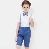 Детский классический костюм для мальчиков, комплект для отдыха, наряд для музыкальных выступлений, подходит для подростков, 3 предмета