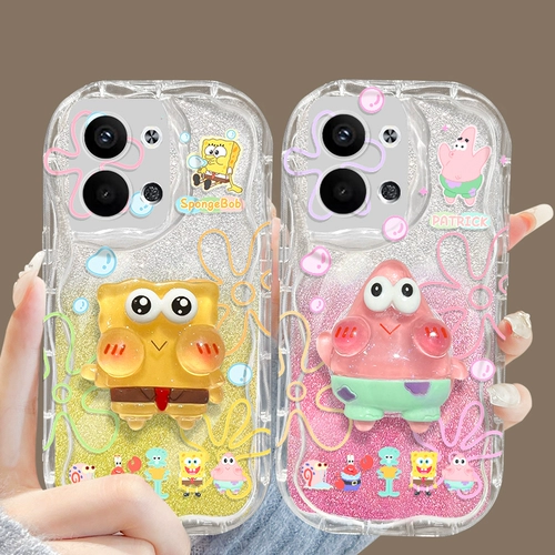 Совместимый кремовый чехол для телефона, мультяшная подвеска, подушка безопасности, летняя трубка, 8 pro+, 6/7, градиент, новая коллекция, модель R15, 17