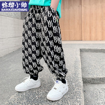 Boy pants Summer 2021 New CUHK Boy boy Anti-mosquito pants Chauchai Fashionable Boy Pants Thin