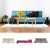 Sofa bed small apartment fabric removable and washable Japanese Nordic 0 formaldehyde single apartment living room study second bedroom