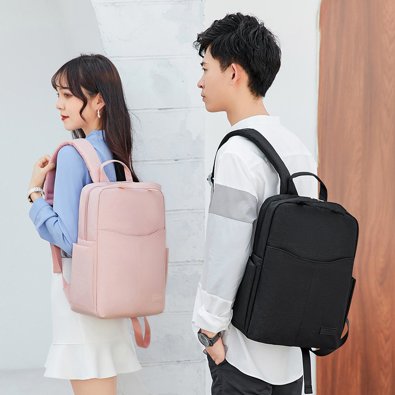 The double shoulder computer bag is suitable for Lenovo Huawei Xiaomi Apple 14 15 15 6 inches 17 3 Pen electric bag Lifesaving Bag travel Large-capacity Shoulder Bag hand Male Double Shoulder Bag