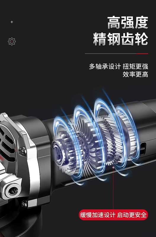 Máy mài góc Delixi đa chức năng máy mài tay gia dụng máy mài cầm tay điện máy mài đánh bóng máy mài đánh bóng 