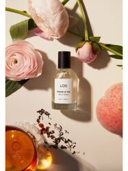 loe ນໍ້າຫອມ peach and tea Korean niche fragrance brand cool and calm woody neutral authentic authentic fragrance sample