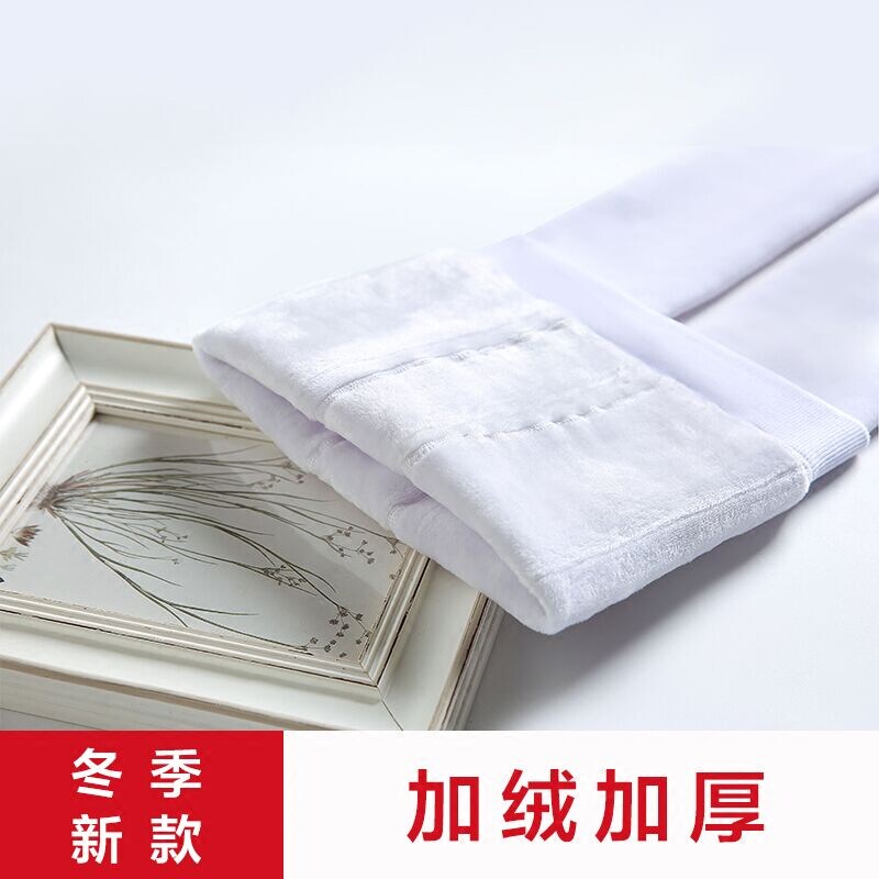 In-child Hitch Pants Shake Sounds Foreign Pants Socks Spring Spring Women's Pure Cotton Flower Boy Gown Girl Inside Pants Socks White Performances
