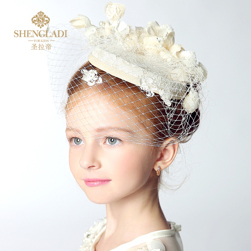 Children's princess top hat hair accessories girls' party princess 61st party host children's dress head