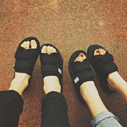Mùa hè 2018 mới nữ sandal từ thời trang Hàn Quốc mang giày đi biển đi dép Việt dày