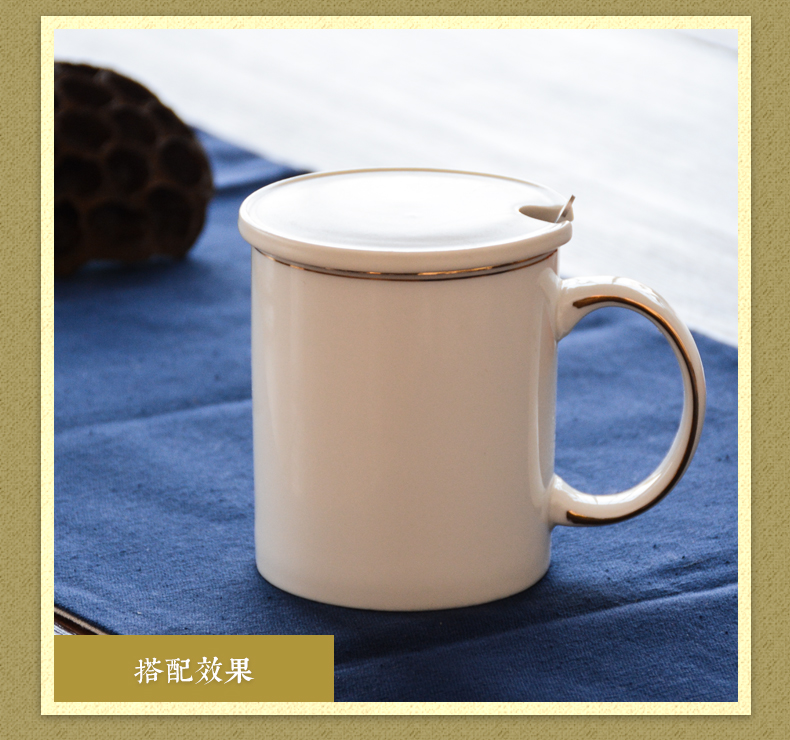 Lid ceramic general design keller cup accessories star cup cover cup, porcelain g cover sheet sells cup Lid