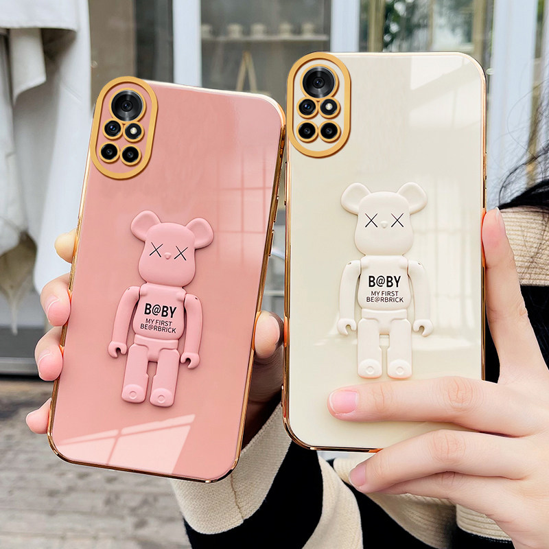 Electroplating Huawei nova8 mobile phone protection shell 2022 new advanced senses nove8pro women's net red personality creative se high-end lens full package por silicone anti-fall couple Cubic violence