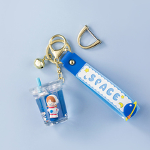 Cartoon space doll keychain pendant creative car chain hand rope hanging