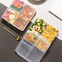 Japanese-style work with rice plastic leftovers kitchen storage separation anti-odor lunch box high temperature refrigerator fresh-keeping box