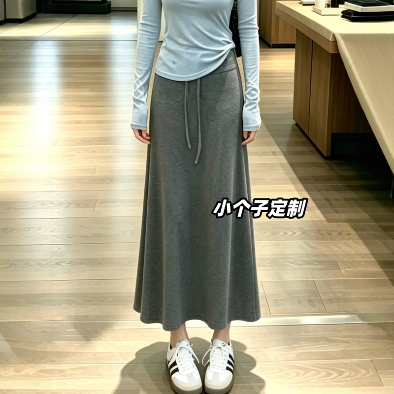 Suitable for Petite Women, High-Waisted Skirts for Women, 2026 Autumn New A-Line Casual Versatile Long Skirts