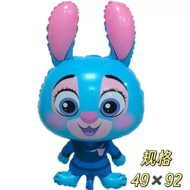 Ника Лета balloon в стиле Зootopia, Фокс Ника, Rabbit Officer летающие воздушные шарики оптом