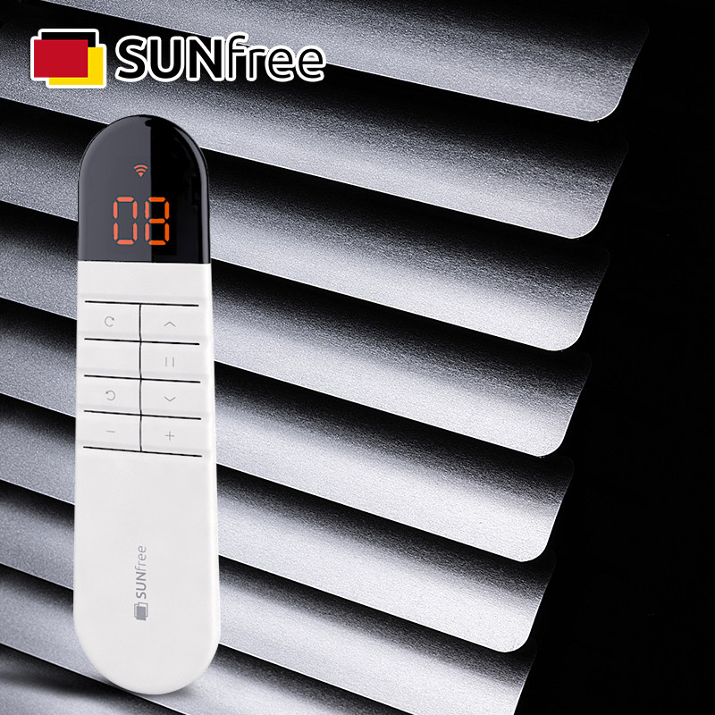 Electric aluminum shutters aluminum alloy shutters shading and dropping intelligent remote control automatic office bathroom roll curtains