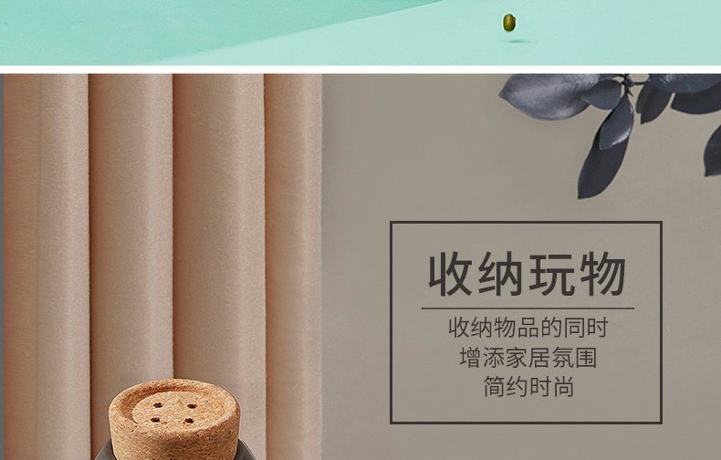 The lawsuits ceramic seal pot home kitchen receive grain storage tank receive tea bottle size