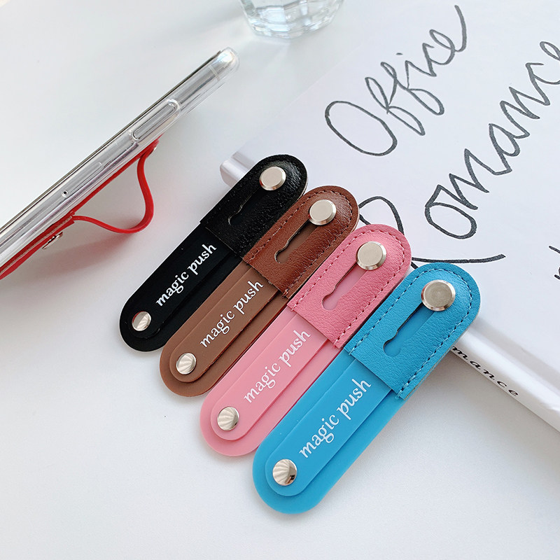 Mobile phone push-pull ring buckle bracket TV artifact Mobile phone stand Desktop lazy men and women ring finger buckle cute accessories Telescopic ultra-thin multi-function adhesive mobile phone back film buckle support frame
