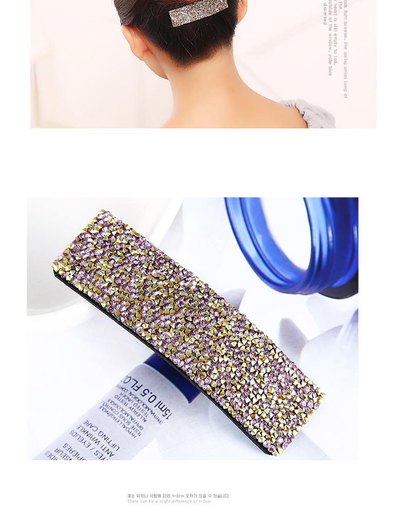 Nhật Bản và Hàn Quốc phụ kiện tóc Hàn Quốc rhinestone kẹp tóc lớn BB clip Hàn Quốc Liu bên bờ biển clip kim cương đầy đủ đầu clip Hàn Quốc gãy tóc thẻ - Phụ kiện tóc cài tóc cô dâu